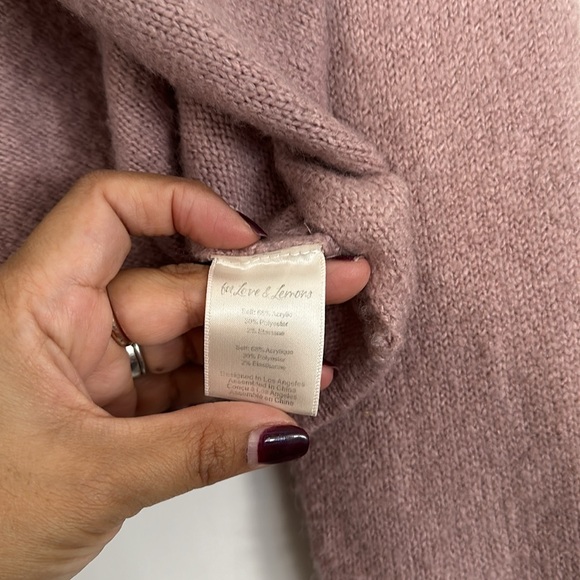 For Love and Lemons Twist Front Ballet Sweater - Picture 4 of 4